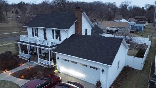 Cardona Company crew completing a residential roof