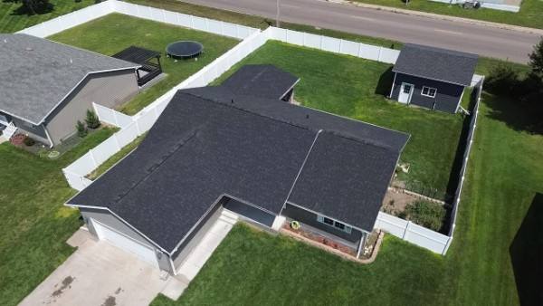 Completed roofing project in Panguitch Utah