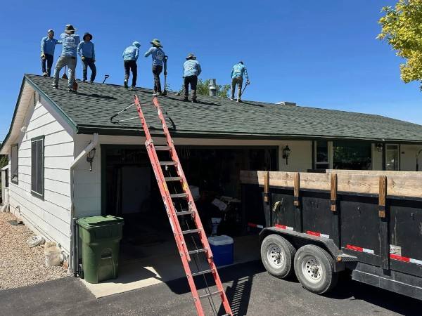 Completed roofing project in Cedar City Utah